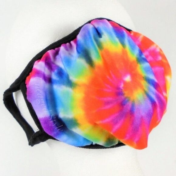 Tie-Dye Face Mask NEW Fun Colorful Reusable - Picture 2 of 7